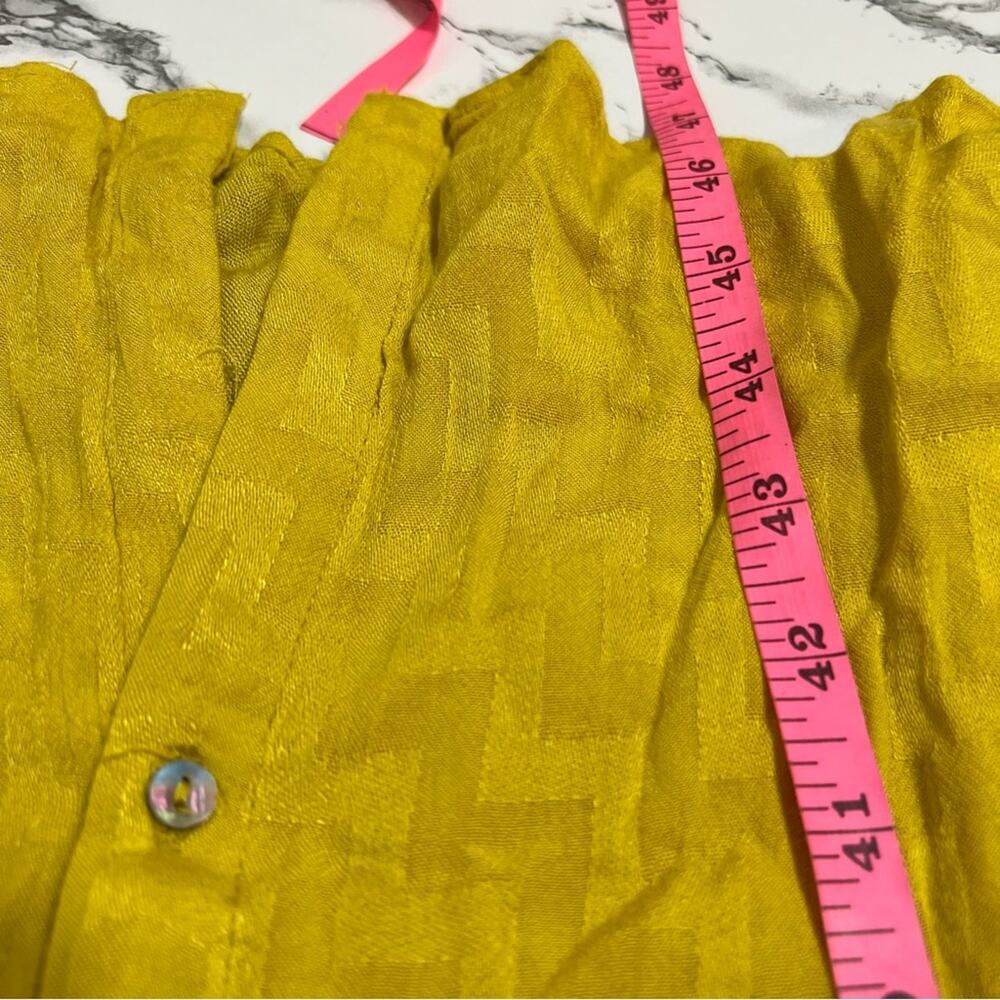 NWT Free People Love To Love You Dress yellow embroidered midi dress Sz S - Picture 10 of 11